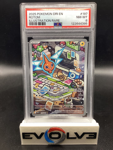 Rotom (197/182) [Pokemon Scarlet & Violet: Destined Rivals] PSA 8