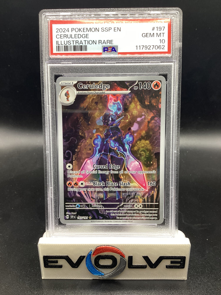 Ceruledge (197/191) [Pokemon Scarlet & Violet: Surging Sparks] PSA 10