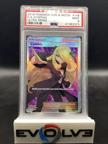 Cynthia (148/156) [Pokemon Sun & Moon: Ultra Prism] PSA 9