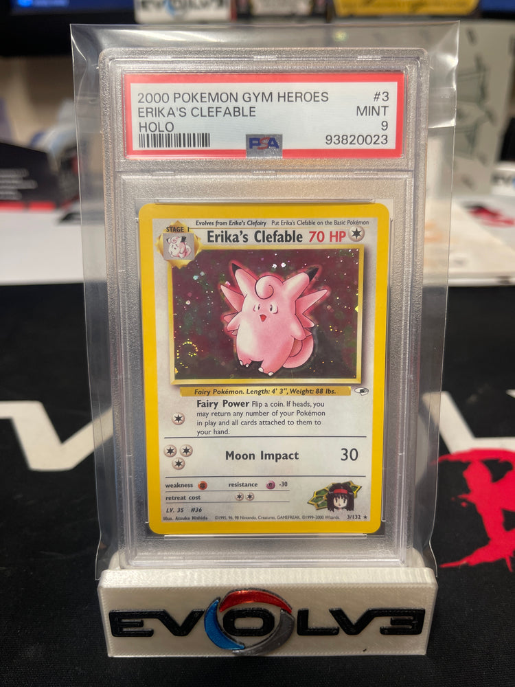 Erika's Clefable (003/132) [Pokemon: Gym Heroes] PSA 8