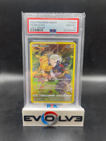 Pikachu (TG05/TG30) [Sword & Shield: Lost Origin] PSA 10