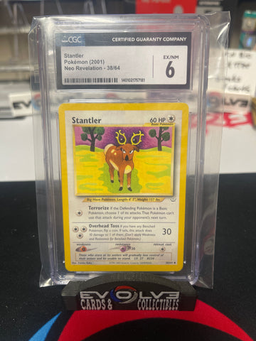 Stantler (38/64) [Pokemon: Neo Revelation] CGC 6