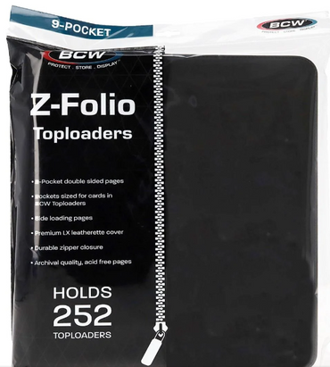 BCW Z-Folio Toploader Binder