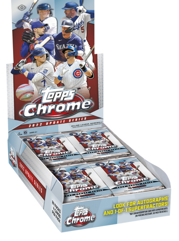 2022 Topps Chrome Baseball Update Series - Hobby Box