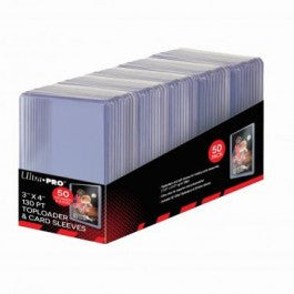 Ultra Pro Top Load 3x4 130 Point with Soft Sleeve Combo 50 Count