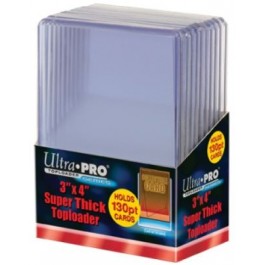 Ultra pro 3 X 4" Super Thick Toploader (130Pt)"
