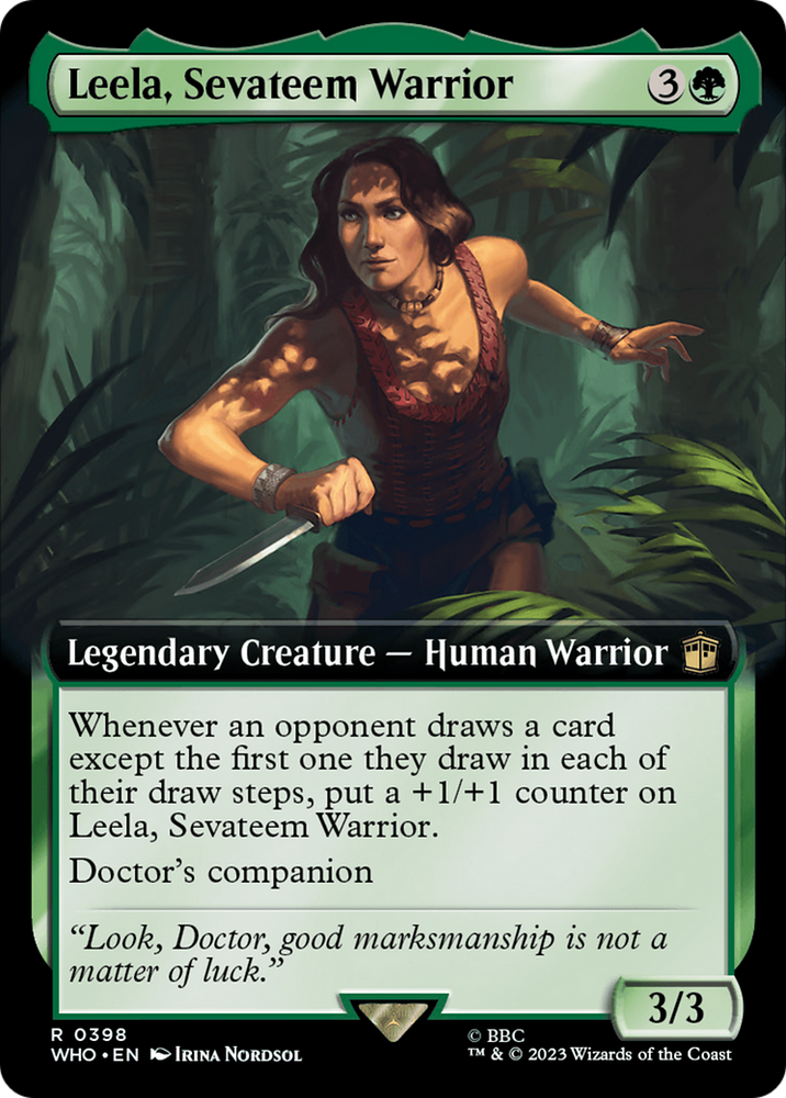 Leela, Sevateem Warrior (Extended Art) [Doctor Who]