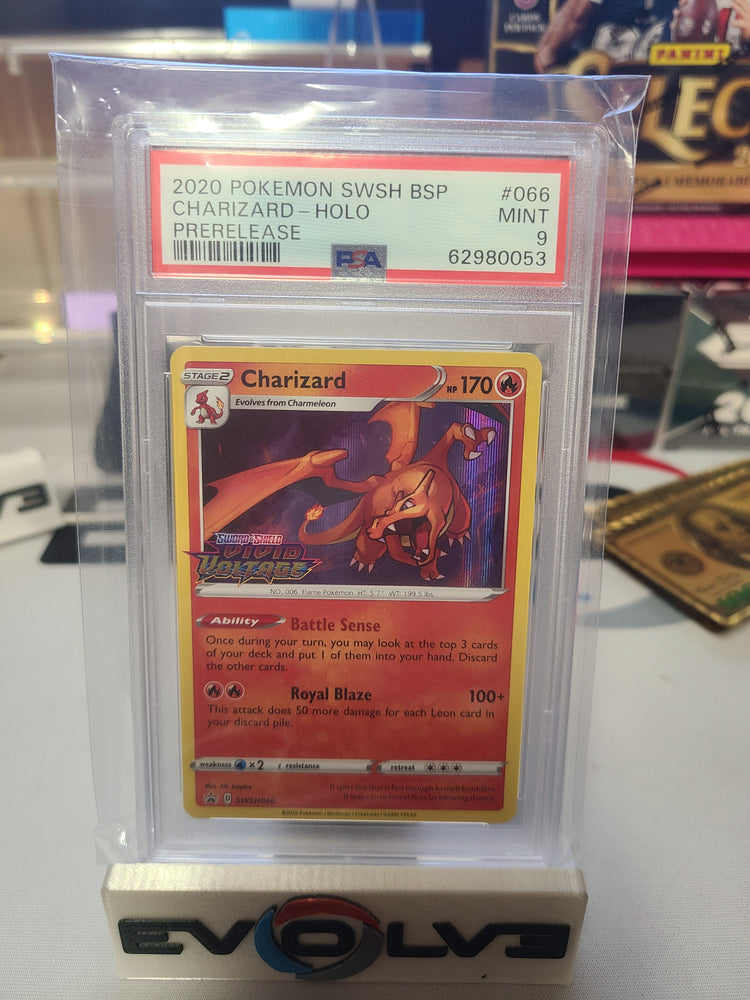 2020 charizard holo prerelease psa 9