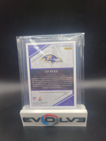 2023 limited Ed Reed 10/10 autograph