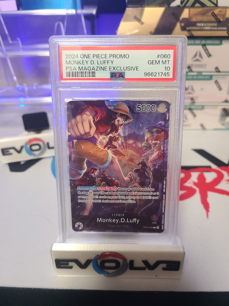 2024 one piece promo monkey d Laffy exclusive psa 10