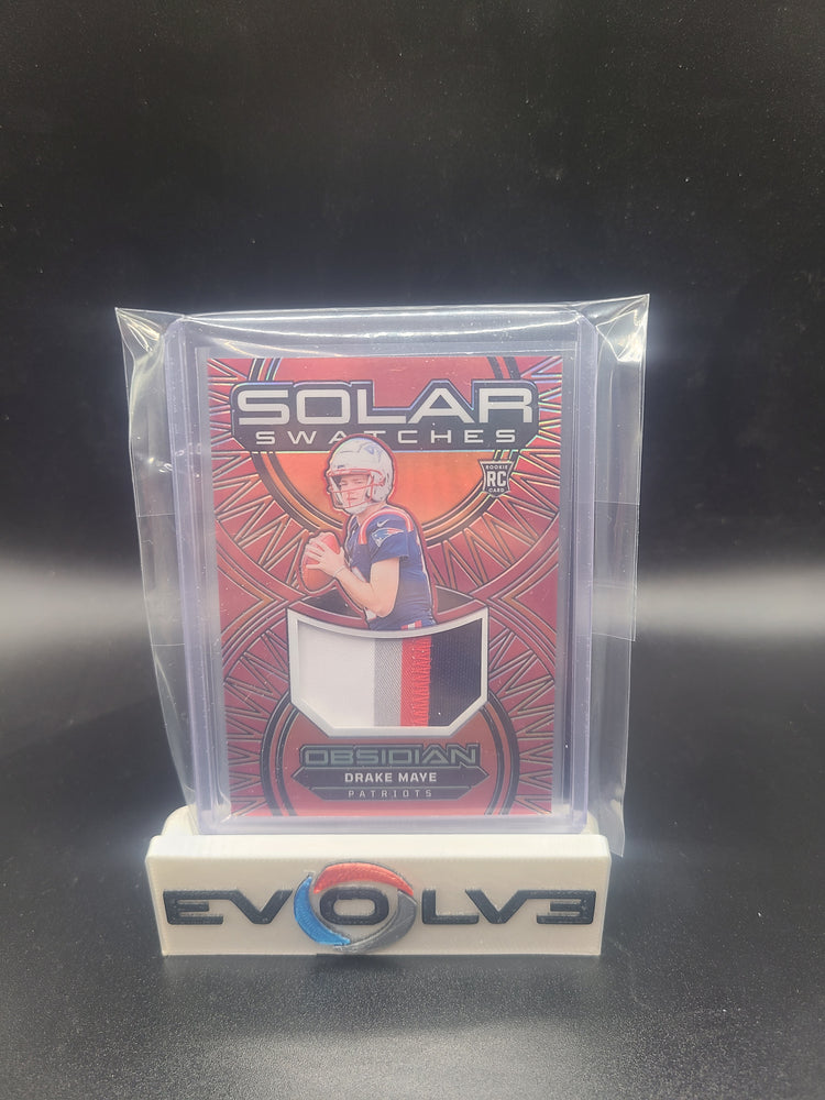 2024 obsidian Drake maye solar swatches red /75