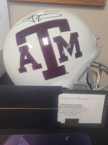 Johnny manziel full size autograph helmet replica
