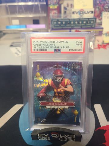2023 wild card Caleb Williams 2/2 psa 9