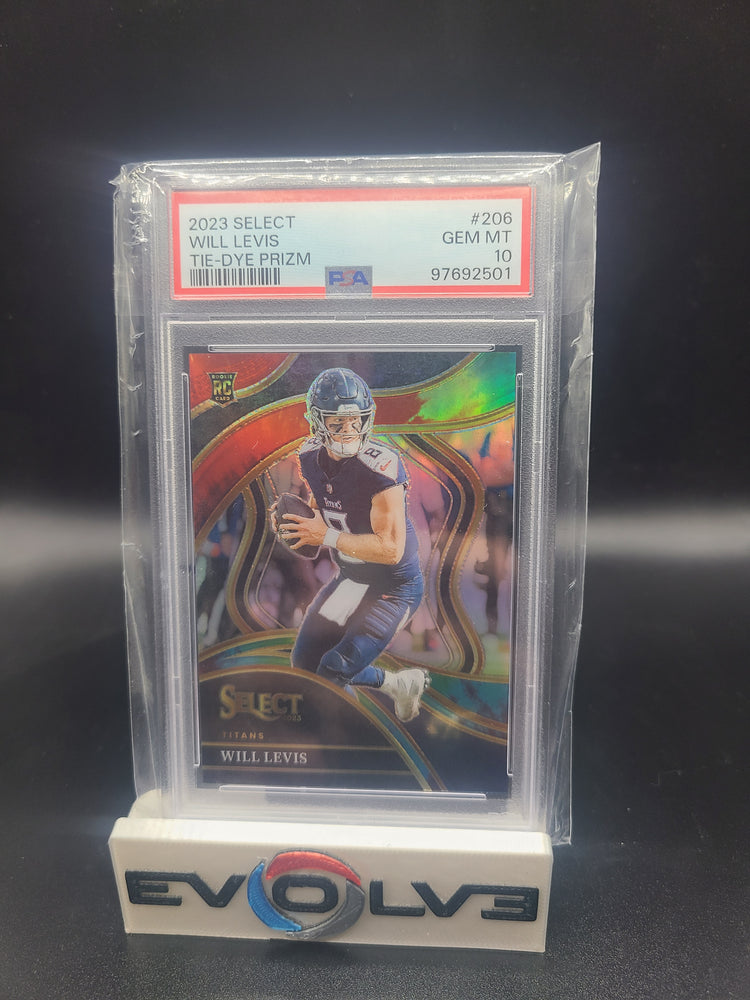 2023 select will levos tie dye /25 psa 10