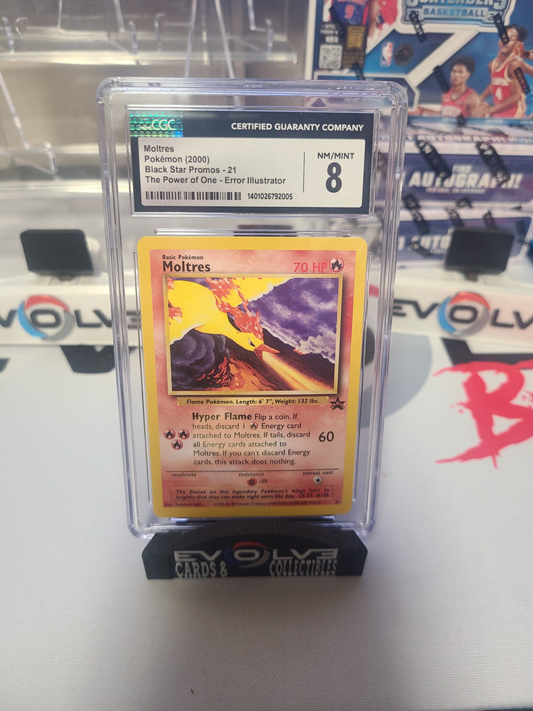 2000 moltres black star promo cgc 8