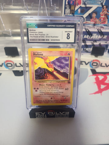 2000 moltres black star promo cgc 8