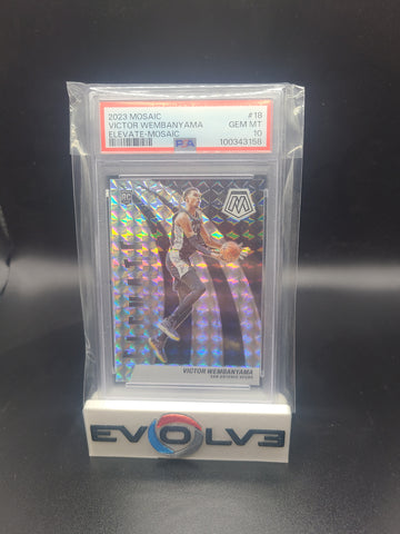 2023 mosaic Victor wembanyama elevate psa 10
