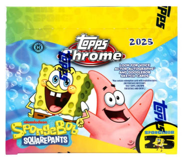 2025 Topps Chrome Spongebob 25th Anniversary - Hobby Box