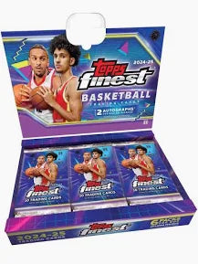 24/25 topps finest basketball hobby box