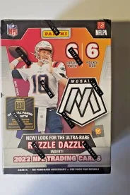 2022 Panini Mosaic Football 6-Pack Hobby Blaster Box (Red Inserts!) (Fanatics)