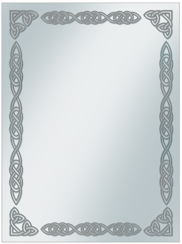 Ultra PRO: Standard 50ct Sleeves - Borders (Silver Celtic)