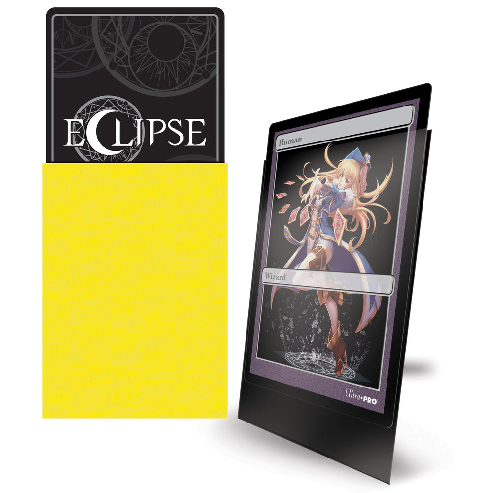 Ultra PRO: Small 60ct Sleeves - Eclipse Matte (Lemon Yellow)