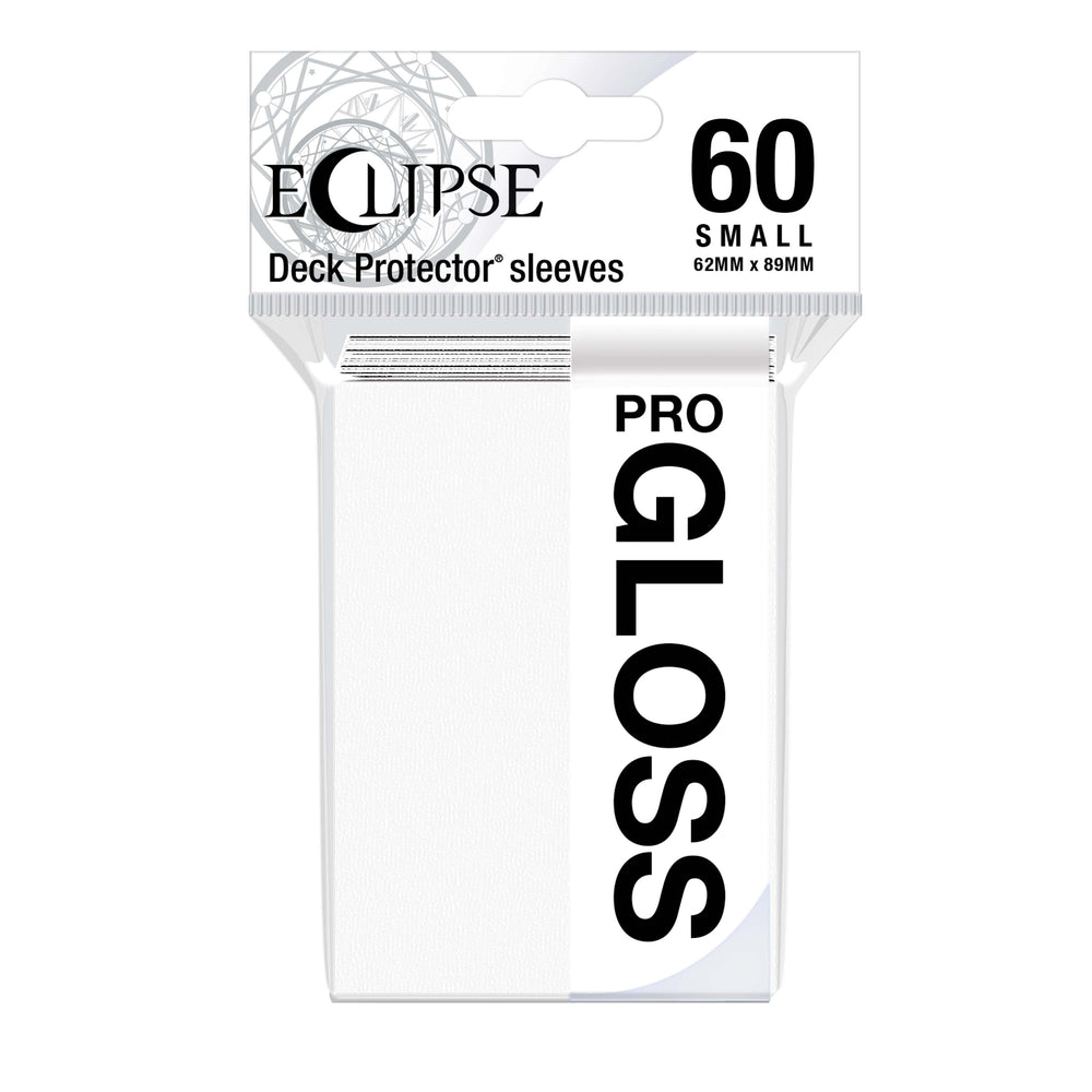 Ultra PRO: Small 60ct Sleeves - Eclipse Gloss (Arctic White)