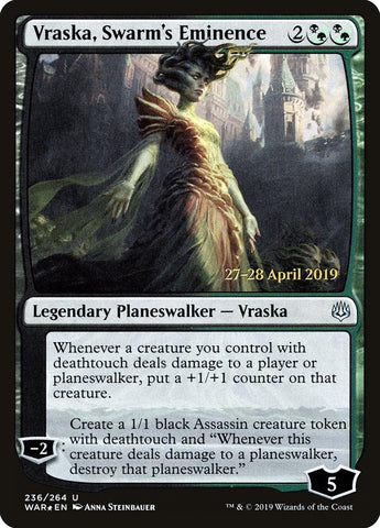 Vraska, Swarm's Eminence [War of the Spark Prerelease Promos]