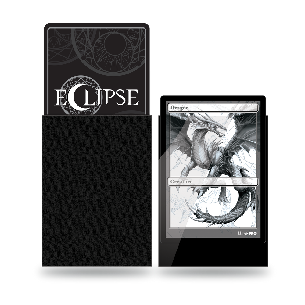 Ultra PRO: Standard 100ct Sleeves - Eclipse Gloss (Jet Black)