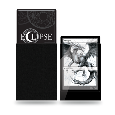 Ultra PRO: Standard 100ct Sleeves - Eclipse Gloss (Jet Black)