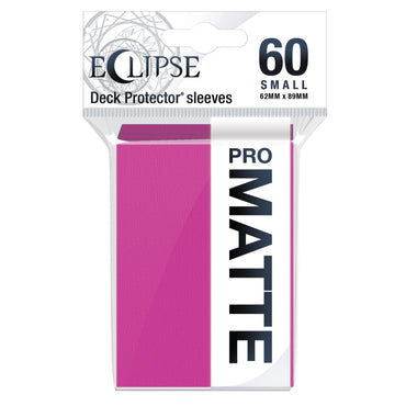 Ultra PRO: Small 60ct Sleeves - Eclipse Matte (Hot Pink)