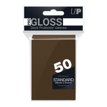 Ultra PRO: Standard 50ct Sleeves - PRO-Gloss (Brown)