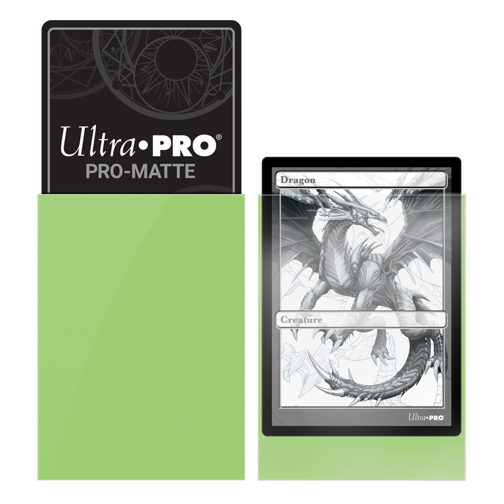 Ultra PRO: Standard 50ct Sleeves - PRO-Matte (Lime Green)