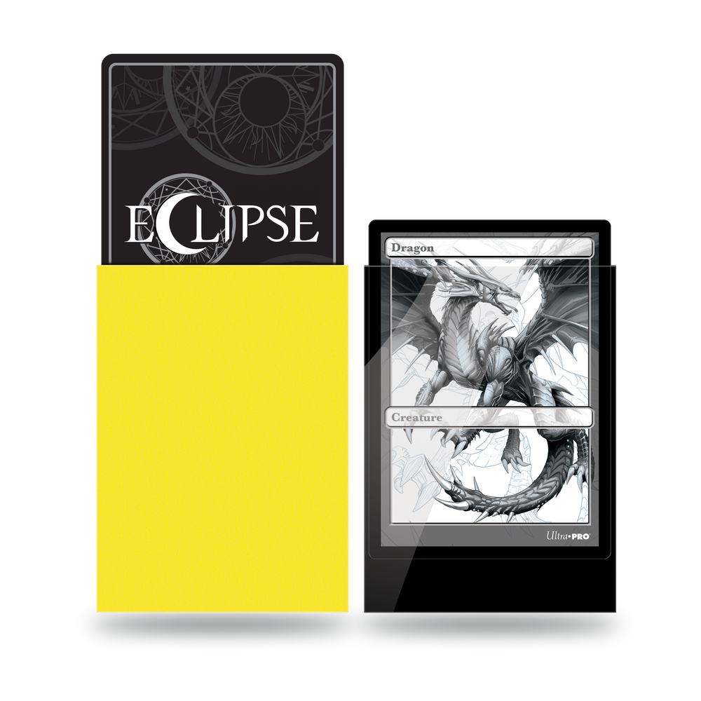 Ultra PRO: Standard 100ct Sleeves - Eclipse Gloss (Lemon Yellow)