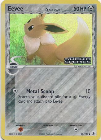 Eevee (68/113) (Delta Species) (Stamped) [EX: Delta Species]