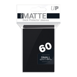 Ultra PRO: Small 60ct Sleeves - PRO-Matte (Black)