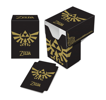 Ultra PRO: Deck Box - Full-View (The Legend of Zelda - Black & Gold)