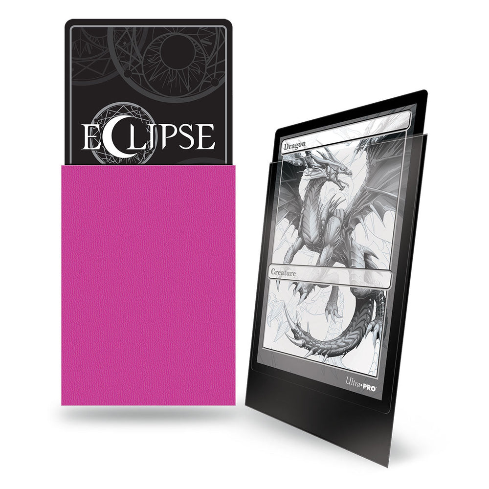 Ultra PRO: Standard 100ct PRO-Matte Sleeves - Eclipse (Hot Pink)