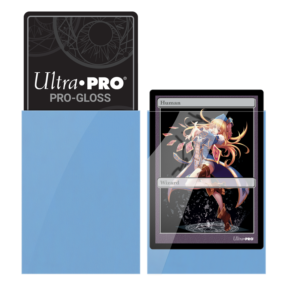 Ultra PRO: Small 60ct Sleeves - PRO-Gloss (Light Blue)