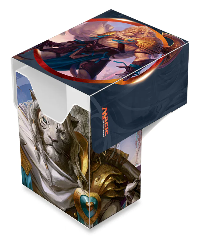 Ultra PRO: Deck Box - Full-View (Aether Revolt - Ajani Unyielding)