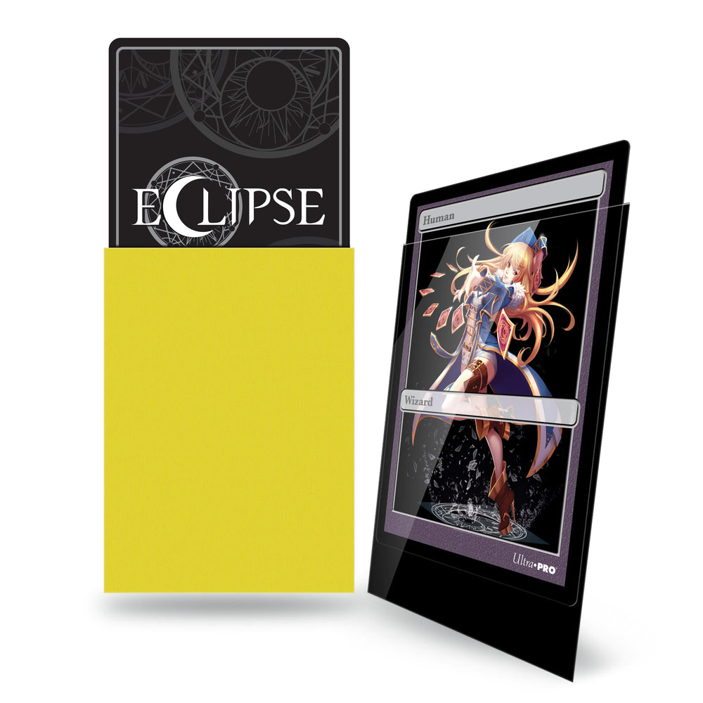 Ultra PRO: Small 60ct Sleeves - Eclipse Gloss (Lemon Yellow)