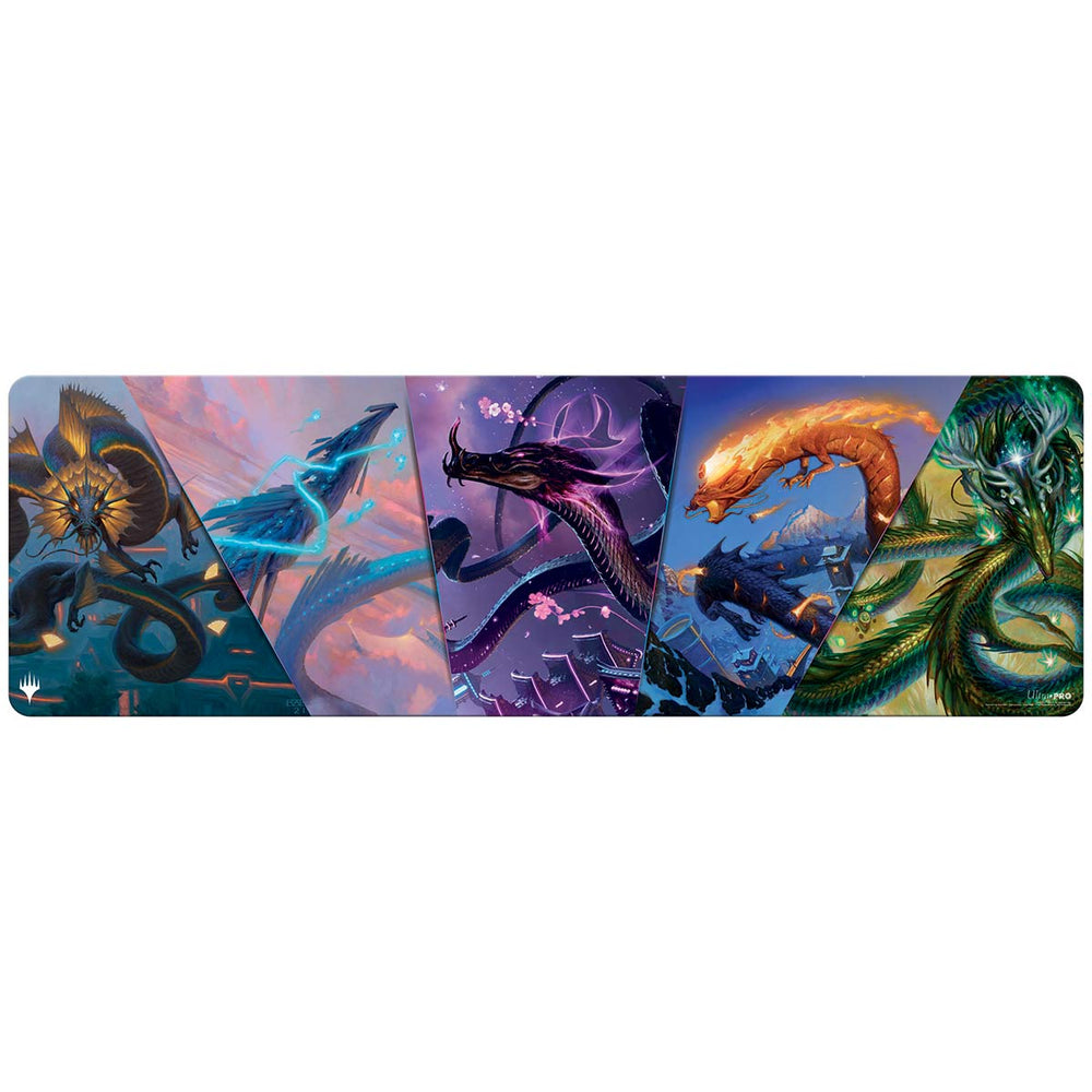 Ultra PRO: Playmat - Kamigawa Neon Dynasty (Dragon Cycle / 8ft Table)