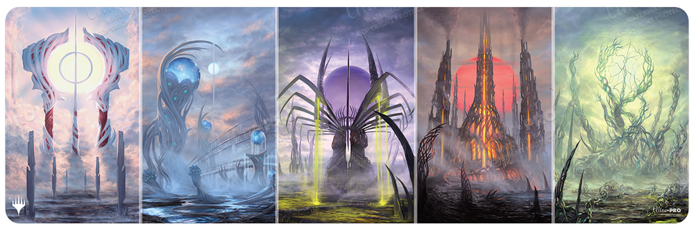 Ultra PRO: Playmat - Phyrexia All Will Be One (8ft Table) (Basic Land Tableaux)