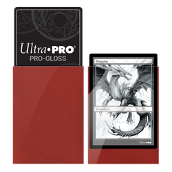 Ultra PRO: Standard 50ct Sleeves - PRO-Gloss (Red)