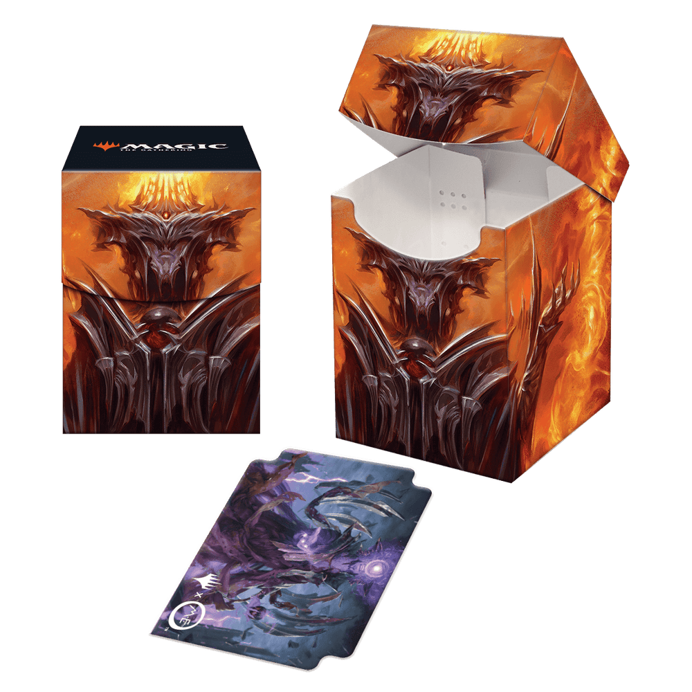 Ultra PRO: 100+ Deck Box - The Lord of the Rings (Sauron, the Dark Lord)