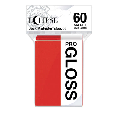 Ultra PRO: Small 60ct Sleeves - Eclipse Gloss (Apple Red)