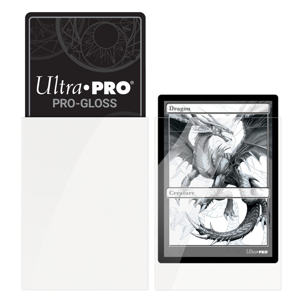 Ultra PRO: Standard 100ct Sleeves - PRO-Gloss (White)