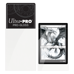 Ultra PRO: Standard 100ct Sleeves - PRO-Gloss (White)