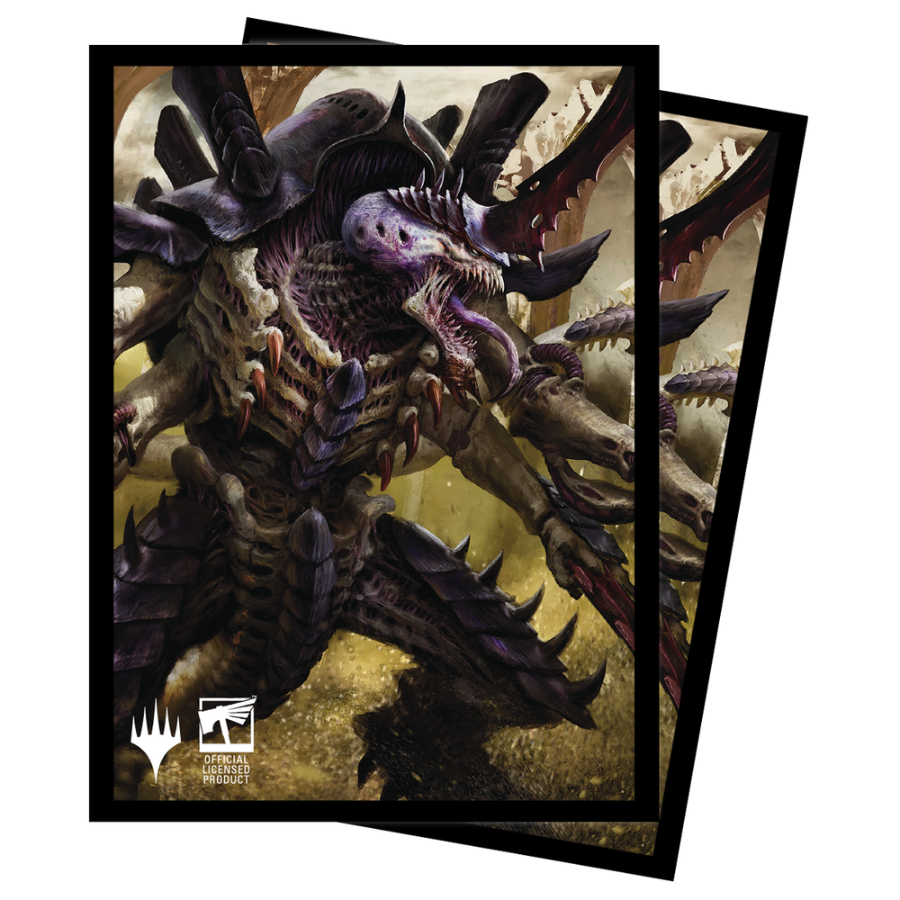 Ultra PRO: Standard 100ct Sleeves - Warhammer 40k Commander Deck (The Swarmlord)