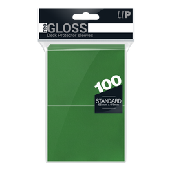 Ultra PRO: Standard 100ct Sleeves - PRO-Gloss (Green)